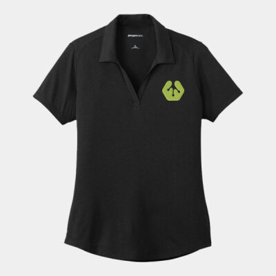 Embroidered front crest icon - Ladies PosiCharge ® Tri Blend Wicking Polo Thumbnail