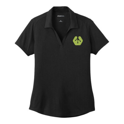 Embroidered front crest icon - Ladies PosiCharge ® Tri Blend Wicking Polo Thumbnail