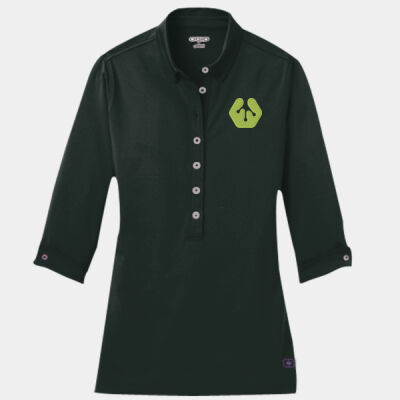 Embroidered front crest icon - Ladies Gauge Polo Thumbnail