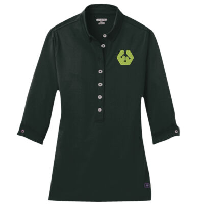 Embroidered front crest icon - Ladies Gauge Polo Thumbnail