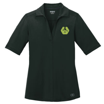 Embroidered front crest icon - Ladies Metro Polo Thumbnail