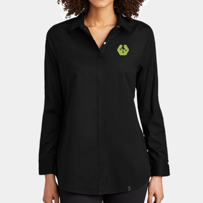 Embroidered front crest icon - Ladies Commuter Woven Tunic Thumbnail