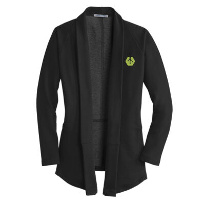 Embroidered front crest icon - Ladies Interlock Cardigan Thumbnail