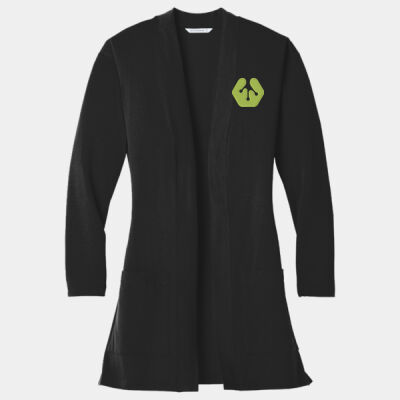Embroidered front crest icon - Ladies Concept Long Pocket Cardigan Thumbnail
