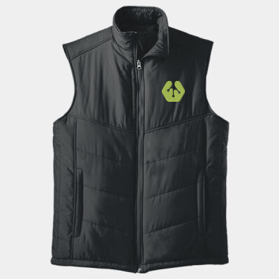 Front crest icon - Ladies Puffy Vest Thumbnail