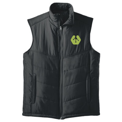 Front crest icon - Ladies Puffy Vest Thumbnail