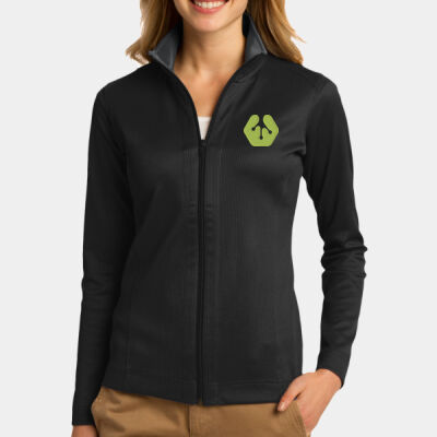 Front crest icon - Ladies Vertical Texture Full Zip Jacket Thumbnail