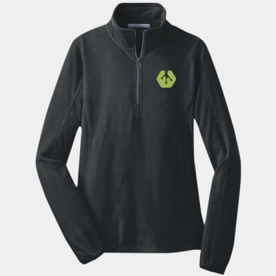 Front crest icon - Ladies Microfleece 1/2 Zip Pullover Thumbnail