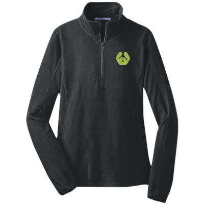 Front crest icon - Ladies Microfleece 1/2 Zip Pullover Thumbnail