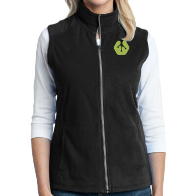 Front crest icon - Ladies Microfleece Vest Thumbnail