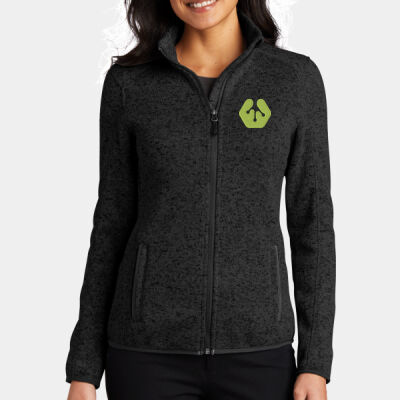 Front crest icon - Ladies Sweater Fleece Jacket Thumbnail