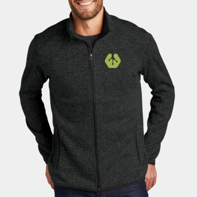 Front crest icon - Sweater Fleece Jacket Thumbnail