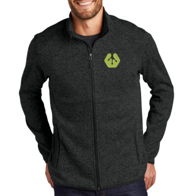 Front crest icon - Sweater Fleece Jacket Thumbnail