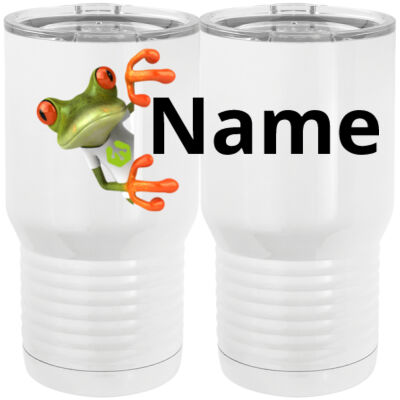 BMS Personalized - 20 oz. Tall Stainless Steel Vacuum Insulated Tumbler White Thumbnail