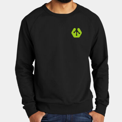 BMS Icon Crest - Unisex Organic French Terry Crewneck Sweatshirt Thumbnail