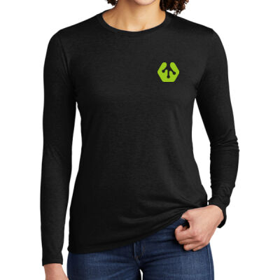 BMS Icon Crest - Women's Tri Blend Long Sleeve Tee Thumbnail