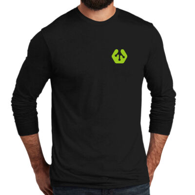 BMS Icon Crest - Unisex Tri Blend Long Sleeve Tee Thumbnail
