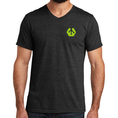 BMS Icon Crest - Unisex Tri Blend V Neck Tee Thumbnail