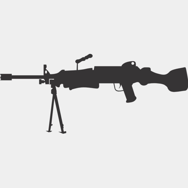 Machine Gun Silhouette 9 Thumbnail