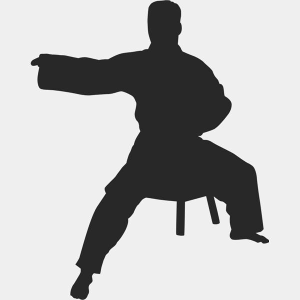 Martial Arts Fighter Silhouette 12 Thumbnail