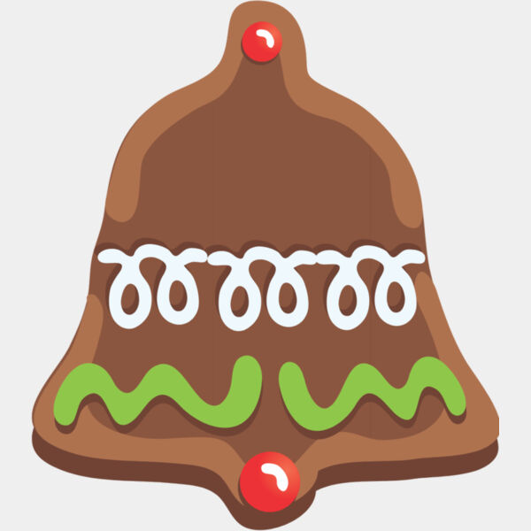 Christmas Chocolate Bell Cookie 1 Thumbnail