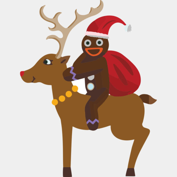 Christmas Gingerbread Man Reindeer 1 Thumbnail