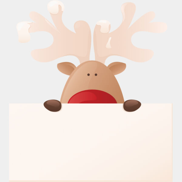 Christmas Reindeer Sign 1 Thumbnail
