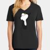 Ladies Core Cotton V-Neck Tee Thumbnail