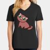 Ladies Core Cotton V-Neck Tee Thumbnail