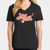 Ladies Core Cotton V-Neck Tee Thumbnail
