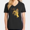 Ladies Core Cotton V-Neck Tee Thumbnail