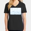 Ladies Core Cotton V-Neck Tee Thumbnail