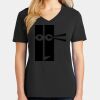 Ladies Core Cotton V-Neck Tee Thumbnail