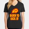 Ladies Core Cotton V-Neck Tee Thumbnail