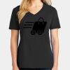 Ladies Core Cotton V-Neck Tee Thumbnail