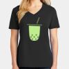 Ladies Core Cotton V-Neck Tee Thumbnail