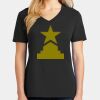 Ladies Core Cotton V-Neck Tee Thumbnail